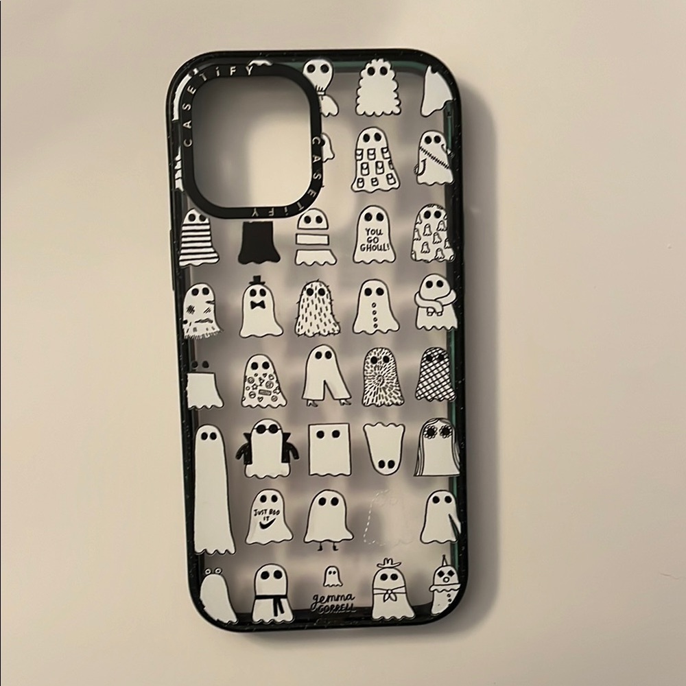 Casetify Black and White Owl Pattern Phone Case